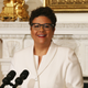 American poet Elizabeth Alexander speaks during an event in the State Dining Room at the White House on April 17, 2015, in Washington, D.C. First lady Michelle Obama hosted the event in celebration of National Poetry Month.
Mark Wilson/Getty Images